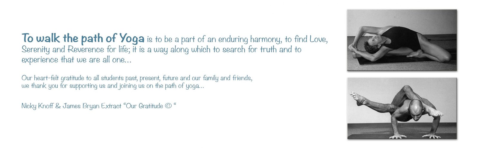 to walk the path of yoga